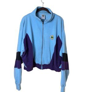 Cross Colours Colorblocked Zip Up Sweatshirt Size Large